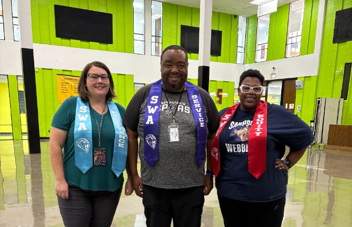Ms. Ermoyan, Marquis Herring and Corrine Young